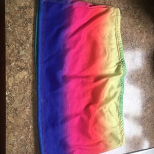 I’m selling a multicolored cropped tube top.